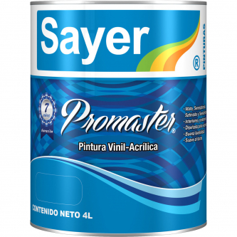 PINTURA VINIL ACRILICA PROMASTER SEMIBRILLANTE