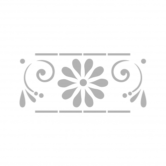 BORDE TRADICIONAL CON ESQUINERO/CENEFA